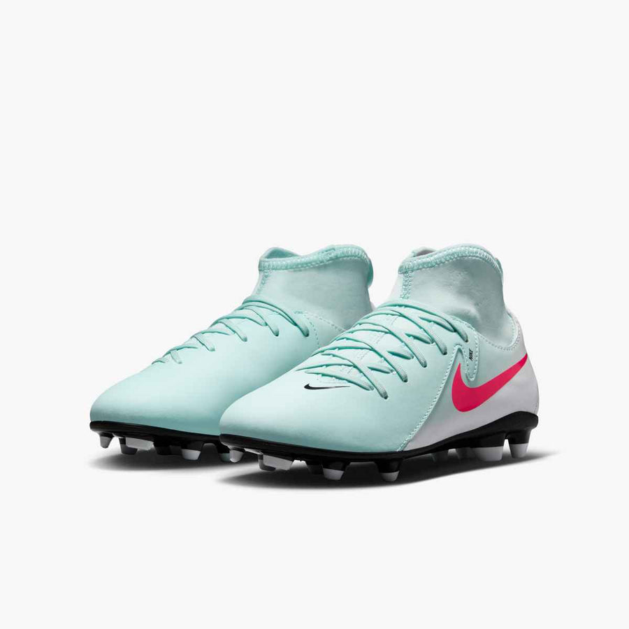Nike Junior Phantom Luna II Club FG - Mint/Red/Off Noir Youth Footwear - Third Coast Soccer