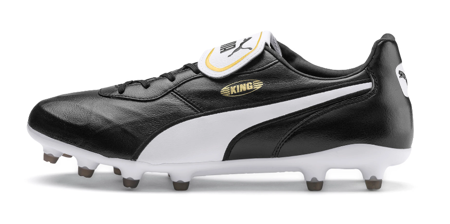 Puma King Top FG - Black/White Mens Footwear Black/White Mens 6.5 - Third Coast Soccer