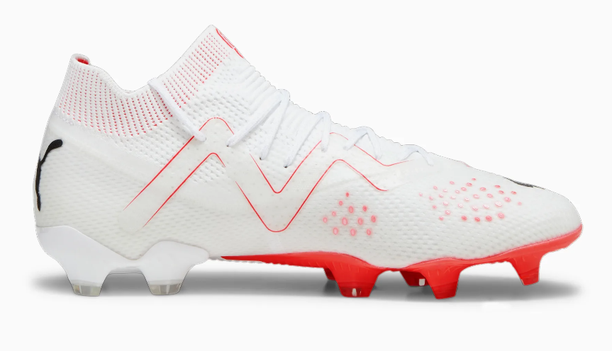 Puma Future Ultimate FG - White/Fire Orchid/Black Men's Footwear Closeout - Third Coast Soccer