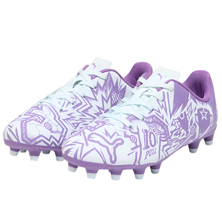 Puma Junior Tacto II CP 10 FG - Dewdrop/Ultra Violet Youth Footwear - Third Coast Soccer