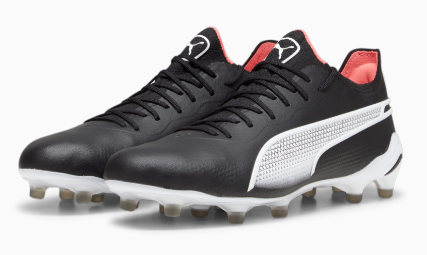 Puma King Ultimate FG - Black/White/Fire Orchid Men's Footwear Closeout Black/White/Fire Orchid Mens 7 - Third Coast Soccer