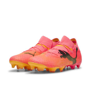 PUMA Future 7 Ultimate FG/AG - Sunset Glow/Black/ Sun Stream Men's Footwear Closeout - Third Coast Soccer