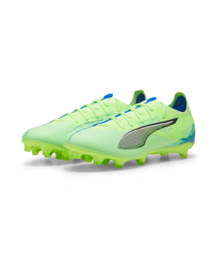 Puma Ultra 5 Match FG/AG - Fizzy Apple/White/Bluemazing Men's Footwear Closeout - Third Coast Soccer