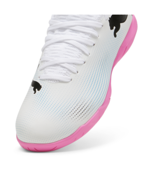 PUMA Future 7 Play IT Jr - White/Black/Poison Pink Youth Footwear   - Third Coast Soccer