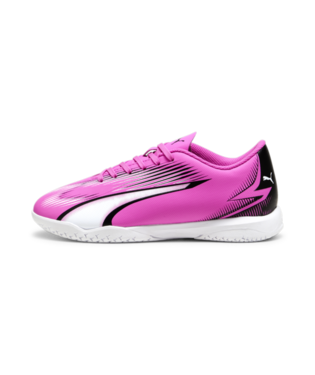 PUMA Ultra Play IT Jr - Poison Pink/White/Black Youth Footwear   - Third Coast Soccer