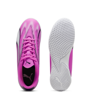 PUMA Ultra Play IT Jr - Poison Pink/White/Black Youth Footwear   - Third Coast Soccer