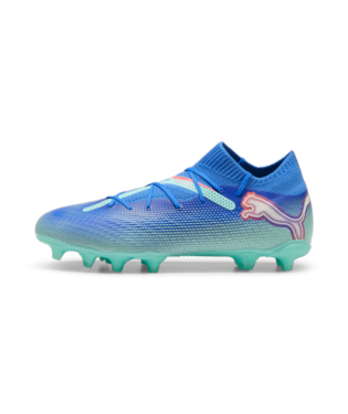 Puma Future 7 Pro FG/AG - Bluemazing/White/Electric Peppermint Men's Footwear Closeout - Third Coast Soccer