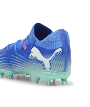 Puma Future 7 Match FG/AG - Bluemazing/White/Electric Peppermint Men's Footwear Closeout - Third Coast Soccer