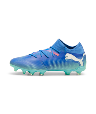 Puma Future 7 Match FG/AG - Bluemazing/White/Electric Peppermint Men's Footwear Closeout - Third Coast Soccer