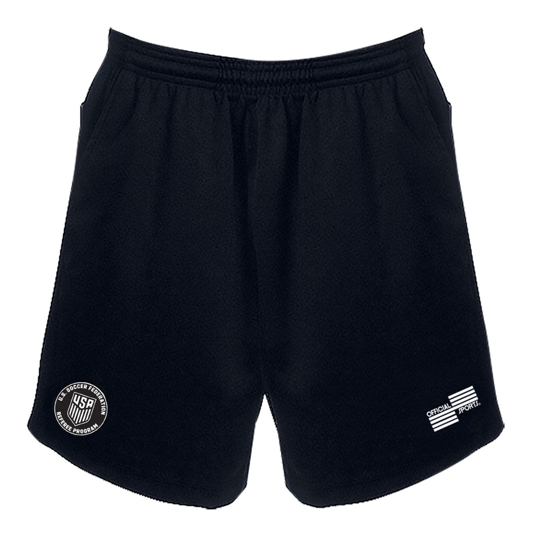 Official Sport Women's Economy Short - Black Referee Black Womens XSmall - Third Coast Soccer