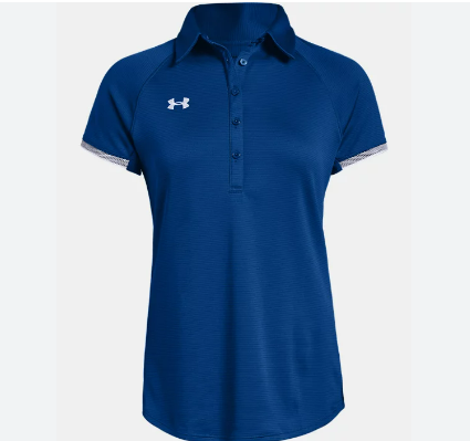 Under Armour Women's Rival Polo Polos Royal Womens XSmall - Third Coast Soccer