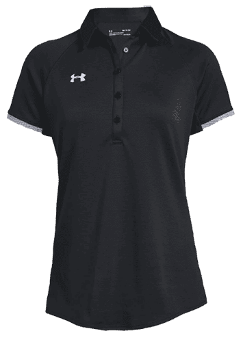 Under Armour Women's Rival Polo Polos Black Womens XSmall - Third Coast Soccer