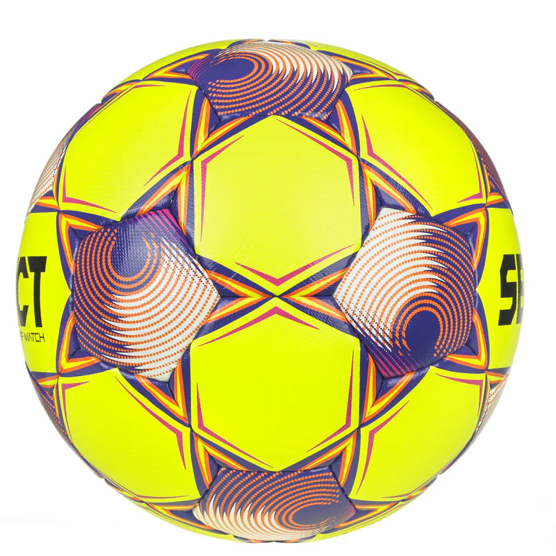 Select Numero 10 Turf Match NFHS V25 Ball - Yellow/Orange/Purple Balls - Third Coast Soccer