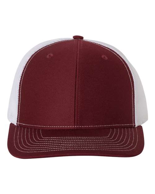 Richardson Snapback Trucker Cap Hats Cardinal/White - Third Coast Soccer