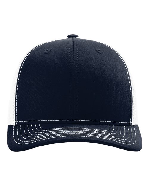 Richardson Snapback Trucker Cap Hats Navy/White - Third Coast Soccer