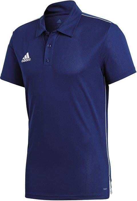 adidas Core 18 ClimaLite Polo - Navy/White apparel closeout - Third Coast Soccer