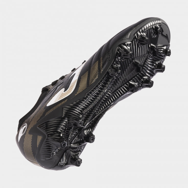 Joma Powerful FG - Black/Gold Men's Footwear Closeout - Third Coast Soccer