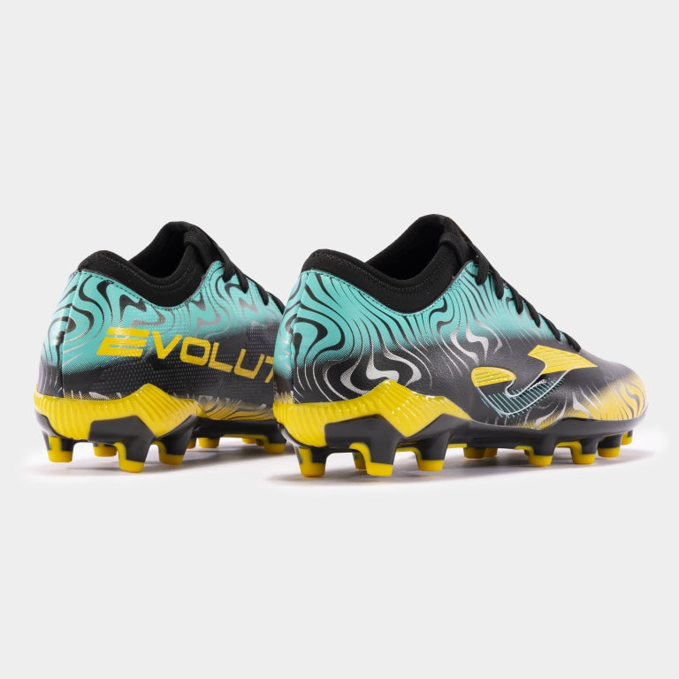 Joma Evolution 24 FG - Black/Gold Men's Footwear Closeout - Third Coast Soccer