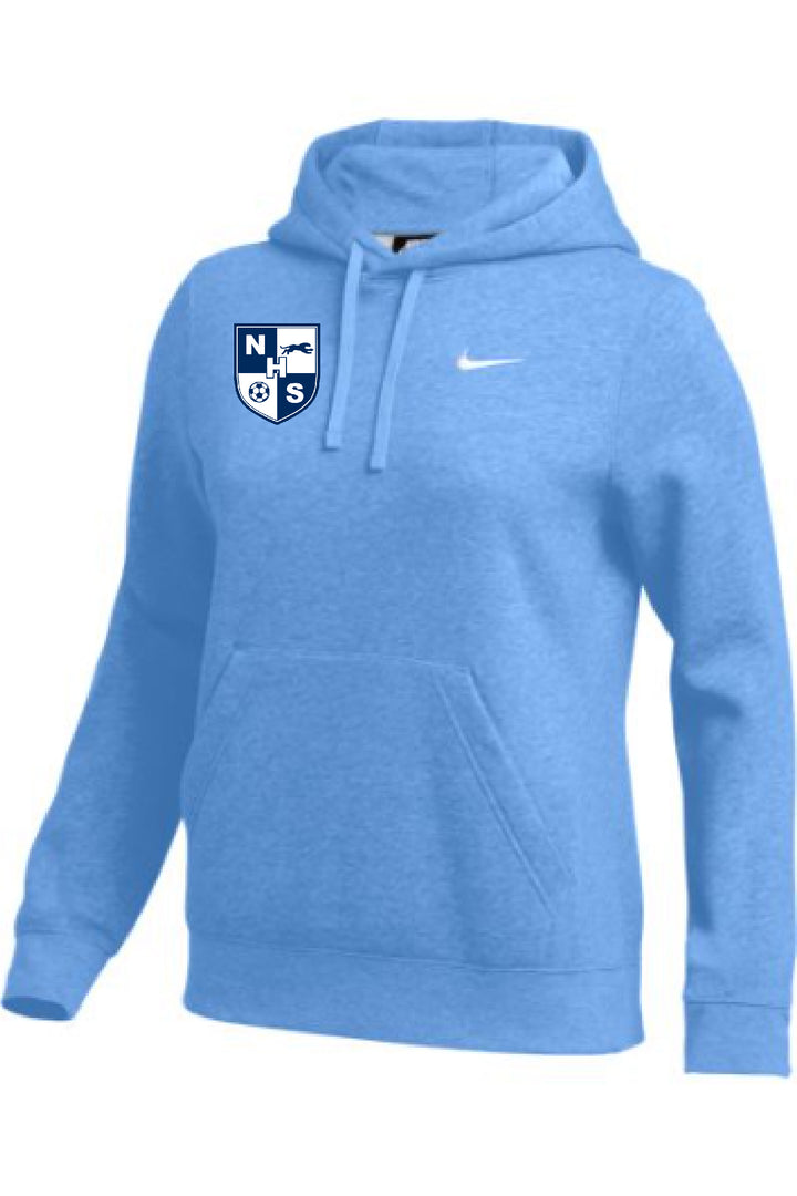 Nike Women's NHS Team Club Hoody NHS Girls 24 Team Light Blue/White Womens XSmall - Third Coast Soccer