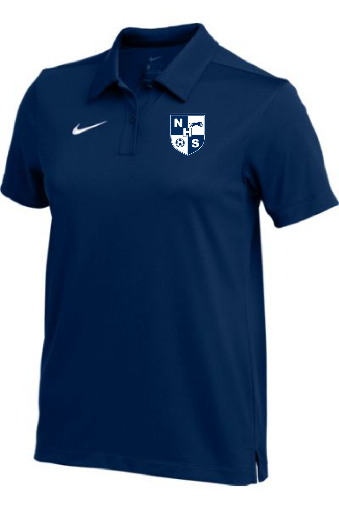 Nike Women's NHS Strike Polo NHS Girls 24 Team Navy/White Womens XSmall - Third Coast Soccer