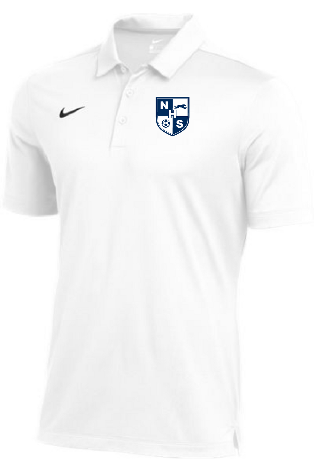 Nike NHS Men's Polo NHS Girls 24 White/Black Mens Small - Third Coast Soccer