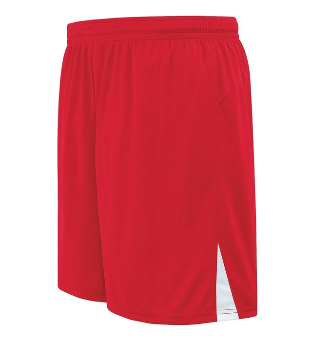 High Five Youth Hawk Short Shorts Scarlet/White Youth XSmall - Third Coast Soccer