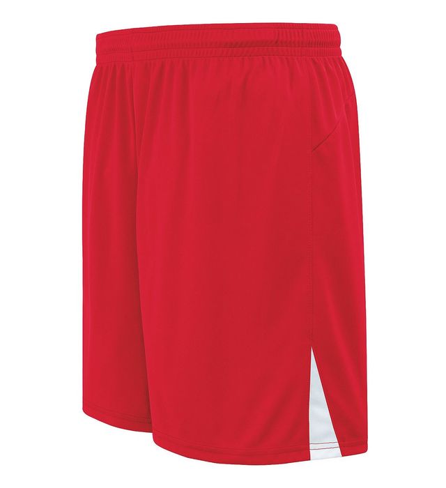 High Five Youth Hawk Short Shorts Scarlet/White Youth Small - Third Coast Soccer