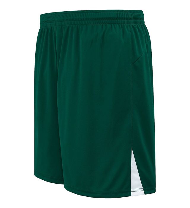 High Five Youth Hawk Short Shorts Forest/White Youth Small - Third Coast Soccer