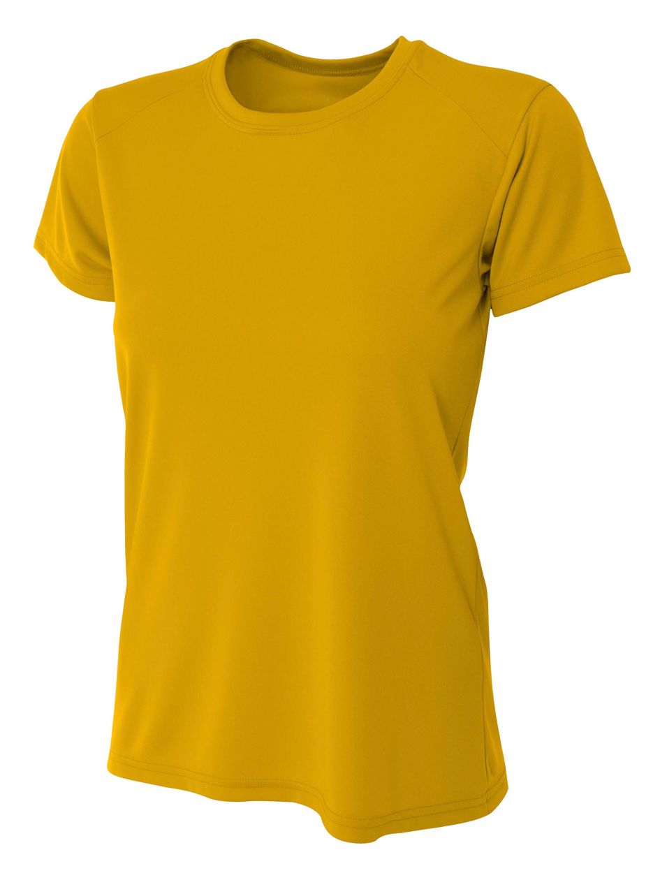 A4 Women's Cooling Performance Crew Training Jersey Gold Womens XSmall - Third Coast Soccer