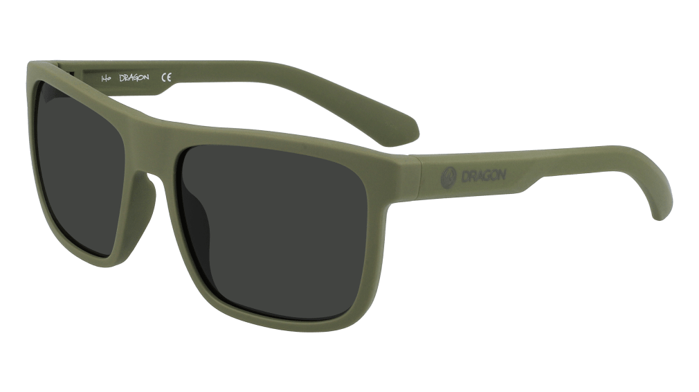 Dragon Davis LL Sunglasses - Matte Olive Sunglasses   - Third Coast Soccer