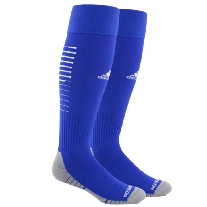adidas Team Speed II Sock - Bold Blue/White Socks   - Third Coast Soccer