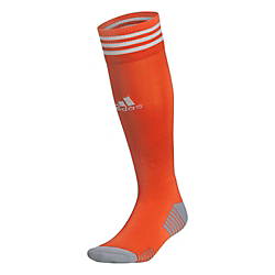 adidas Copa Zone Cushion IV Sock - Orange/White Socks   - Third Coast Soccer