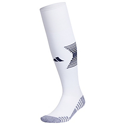 adidas HFC Team Speed 4 Sock - White/Navy Hattiesburg FC 2025-2027 White/Team Navy Blue Small - Third Coast Soccer