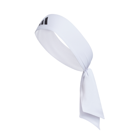 adidas Alphaskin Tie 2 Headband - White/Black Player Accessories - Third Coast Soccer