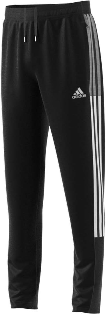 adidas Youth Tiro 21 Track Pant - Black/White Pants - Third Coast Soccer