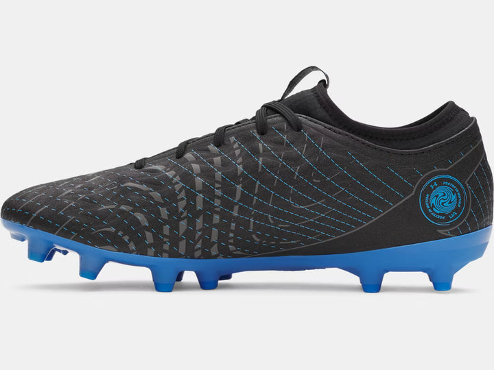 UA Magnetico Select 5 FG - Black/Atlantis Blue Mens Footwear - Third Coast Soccer