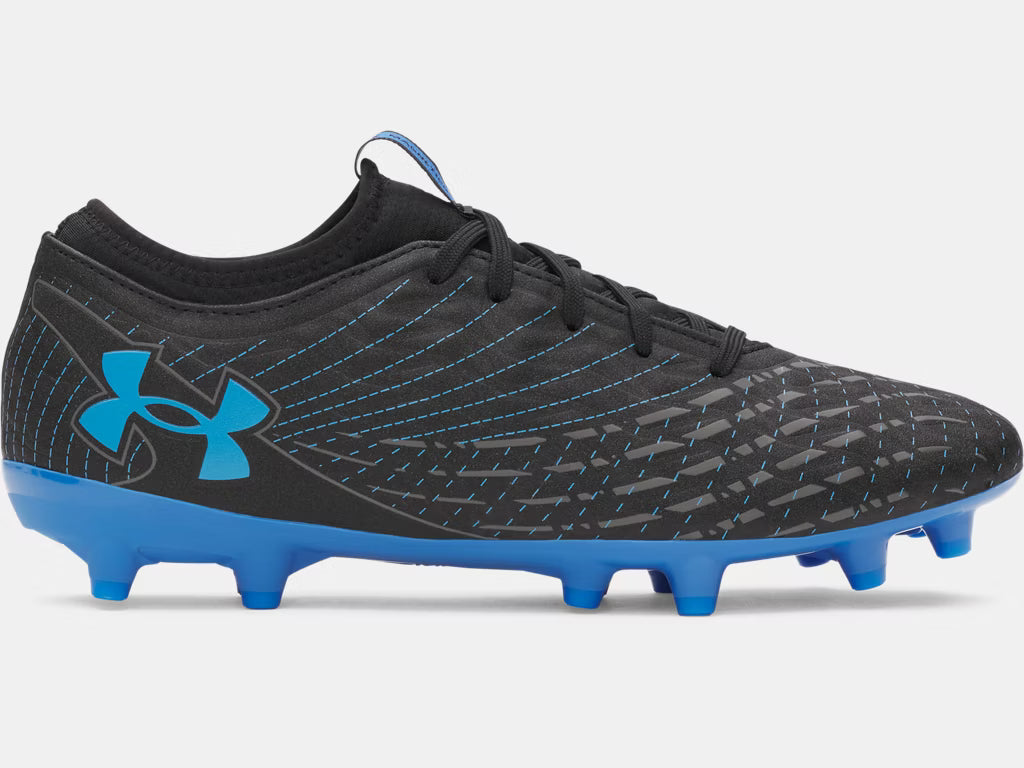 UA Magnetico Select 5 FG - Black/Atlantis Blue Mens Footwear - Third Coast Soccer