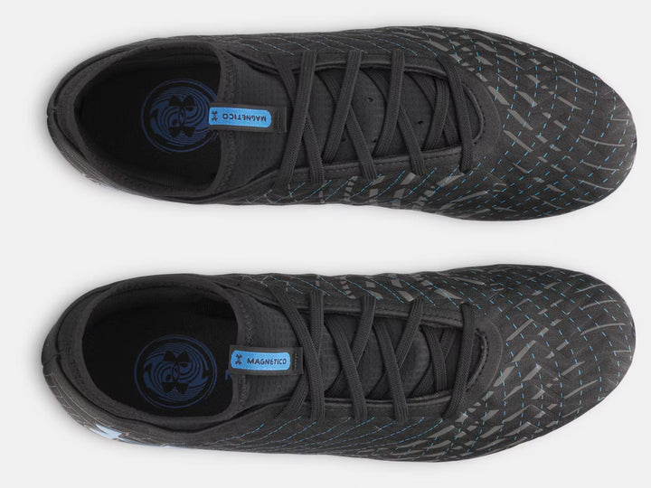 UA Magnetico Select 5 FG - Black/Atlantis Blue Mens Footwear - Third Coast Soccer
