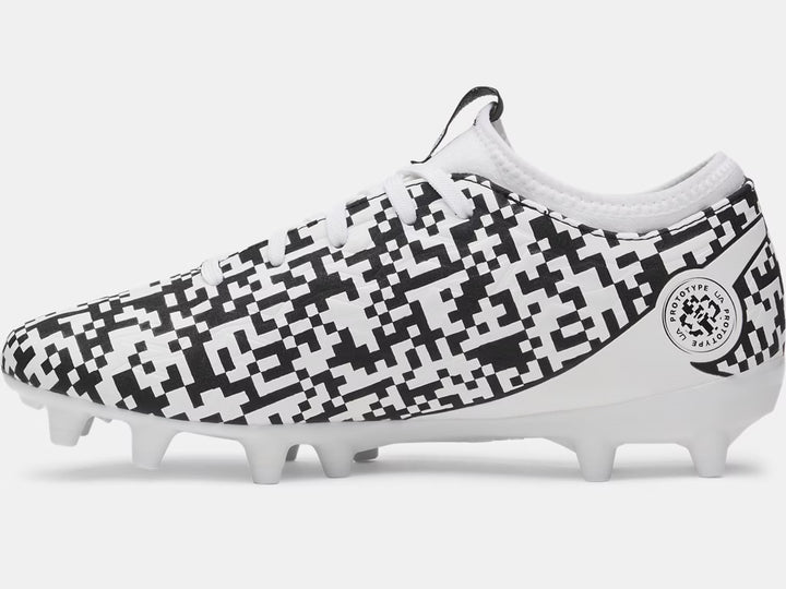 UA Magnetico Select 5 FG Jr. - Black/White Youth Footwear - Third Coast Soccer