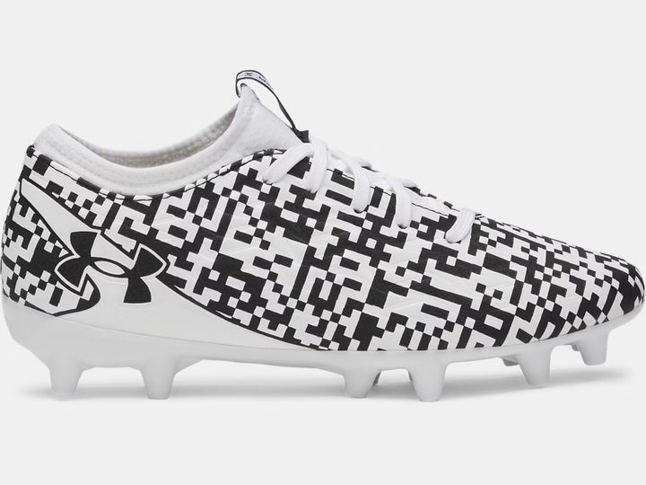 UA Magnetico Select 5 FG Jr. - Black/White Youth Footwear - Third Coast Soccer