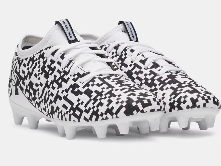 UA Magnetico Select 5 FG Jr. - Black/White Youth Footwear Black/White Digi Camo Youth 1 - Third Coast Soccer