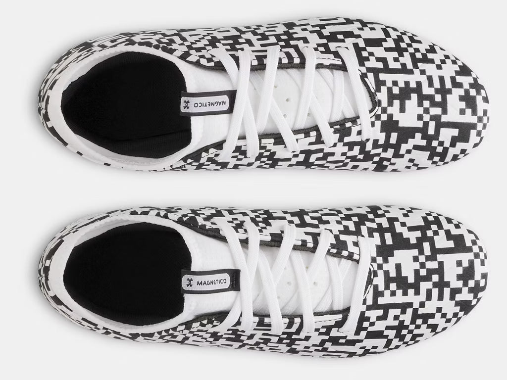 UA Magnetico Select 5 FG Jr. - Black/White Youth Footwear - Third Coast Soccer