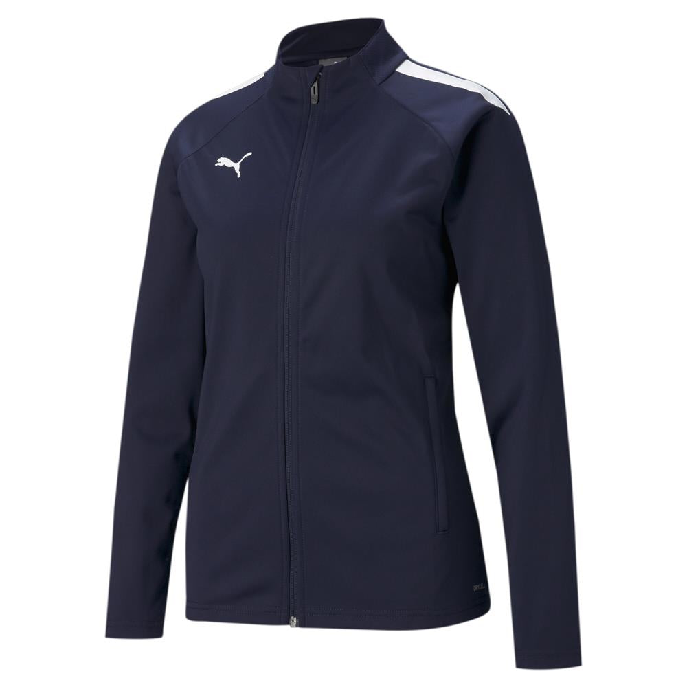 Puma Women's Team Liga 25 Training Jacket - Peacoat/White Jackets   - Third Coast Soccer