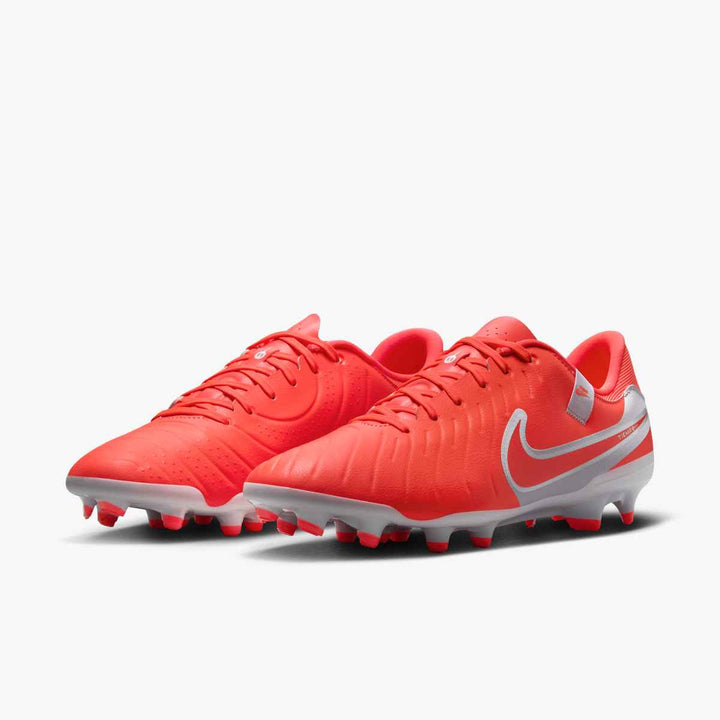 Nike Tiempo Legend 10 Academy FG - Hot Lava/White Mens Footwear - Third Coast Soccer