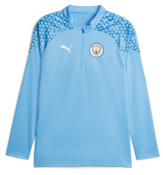 Puma Manchester City FC Training 1/4 Zip Top 23/24 Club Replica Closeout - Third Coast Soccer