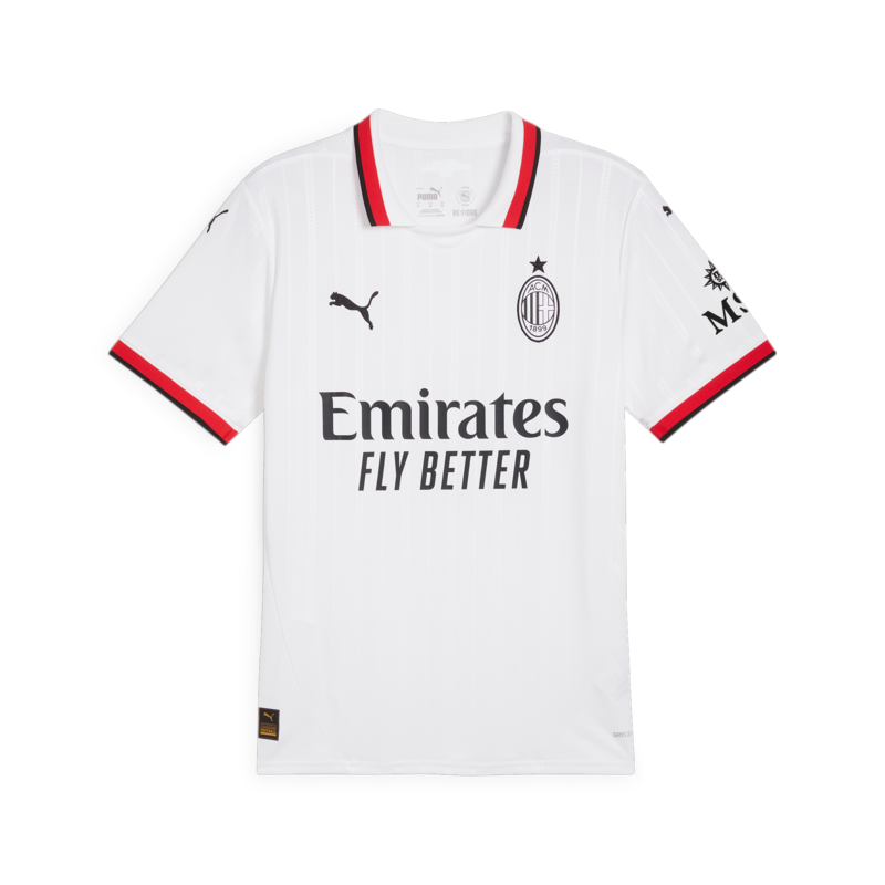 Puma AC Milan Away Jersey 24 25 White Size S