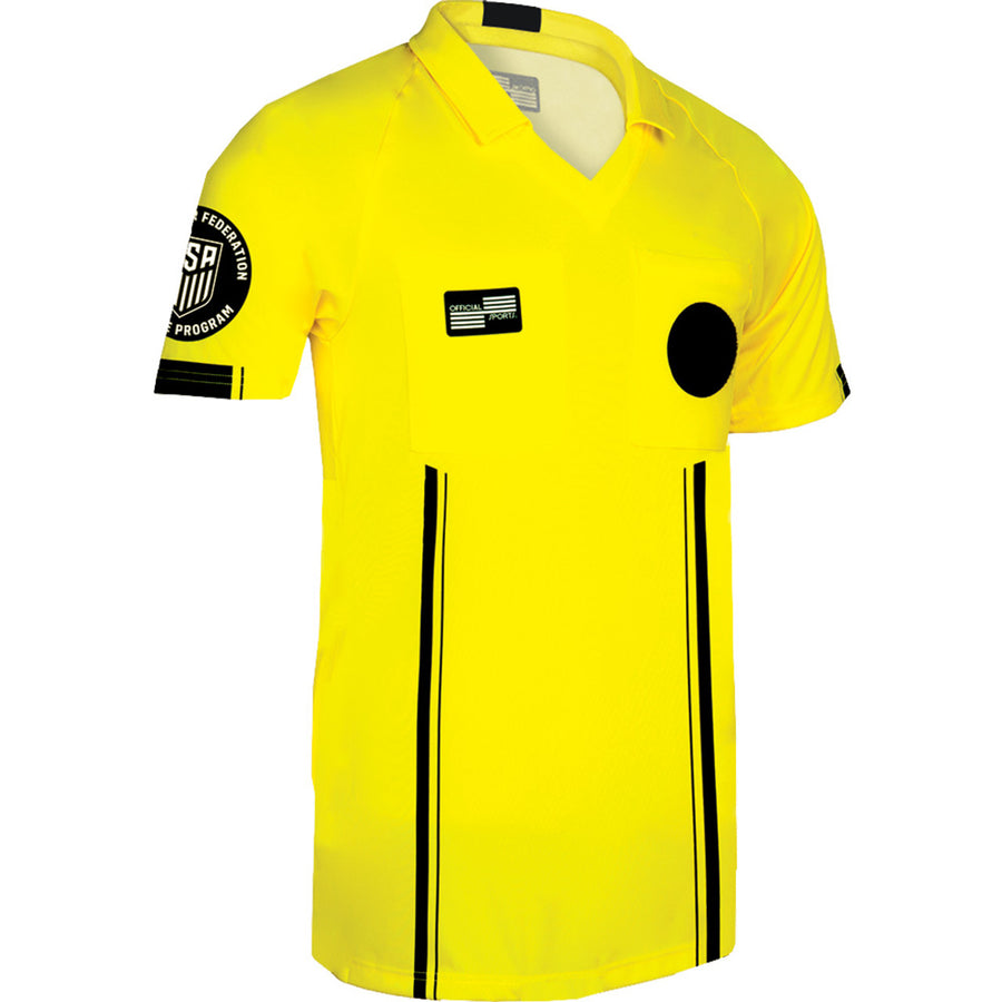 Official Sports USSF Economy Jersey - Yellow Referee   - Third Coast Soccer