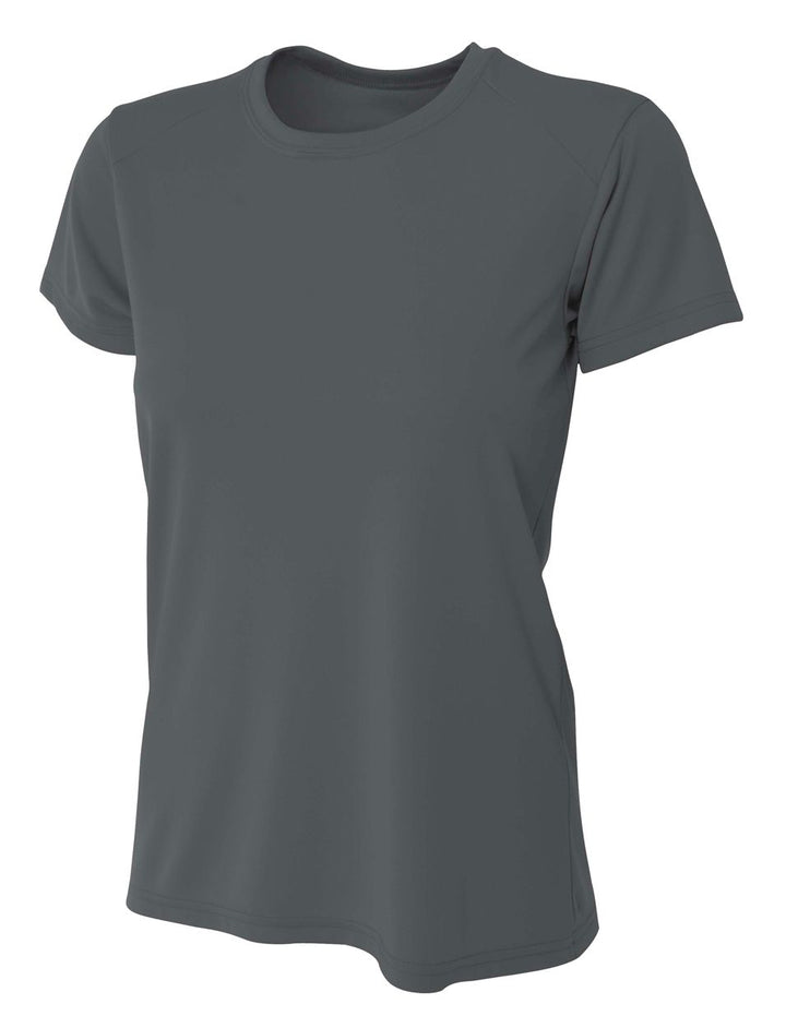 A4 Women's Cooling Performance Crew Training Jersey Graphite Womens XSmall - Third Coast Soccer