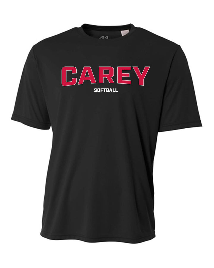 WCU Softball Men's Short-Sleeve Performance Shirt WCU Softball Black Carey - Third Coast Soccer
