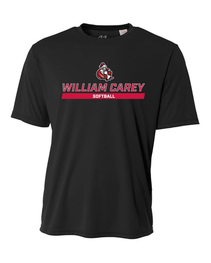 WCU Softball Men's Short-Sleeve Performance Shirt WCU Softball Black Wc W/Crusader - Third Coast Soccer